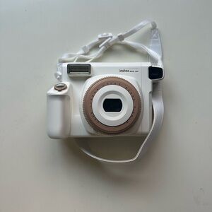 Instax Wide 300 Instant Camera - White and Brown